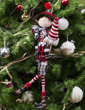 Ornamento navidad duende Queca Designs Xmas Gang