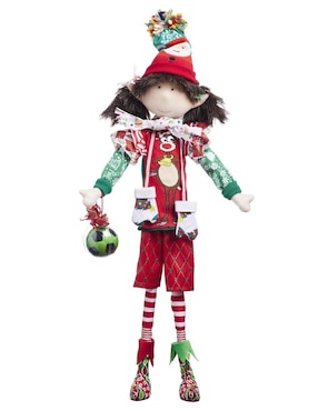 Ornamento navidad duende Queca Designs Xmas Gang