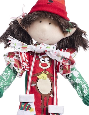 Ornamento navidad duende Queca Designs Xmas Gang