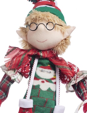 Ornamento navidad duende Queca Designs Xmas Gang