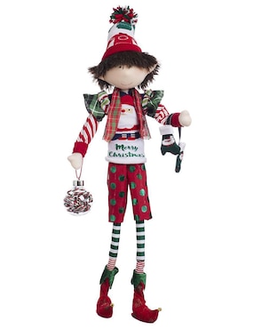 Ornamento navidad duende Queca Designs Xmas Gang