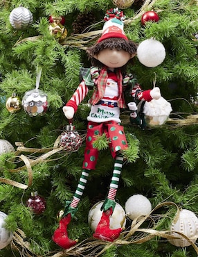 Ornamento navidad duende Queca Designs Xmas Gang