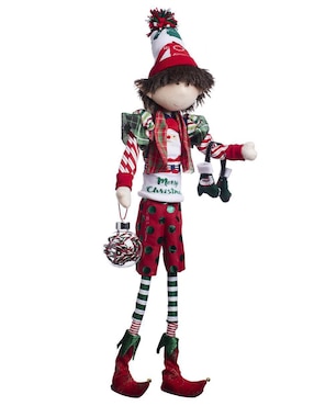 Ornamento navidad duende Queca Designs Xmas Gang