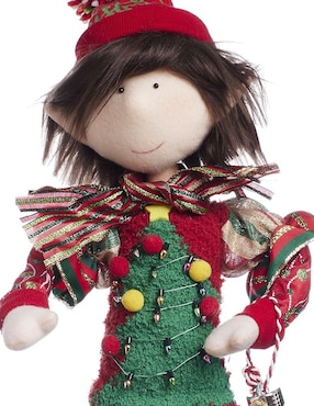 Ornamento navidad duende Queca Designs Xmas Gang