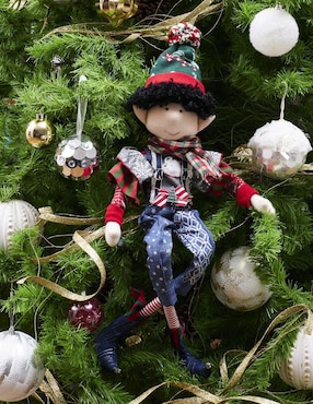 Ornamento navidad duende Queca Designs Merry Fashion