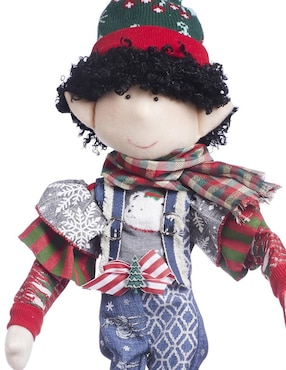 Ornamento navidad duende Queca Designs Merry Fashion