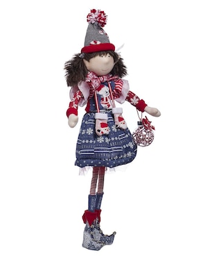 Ornamento navidad duende Queca Designs Merry Fashion