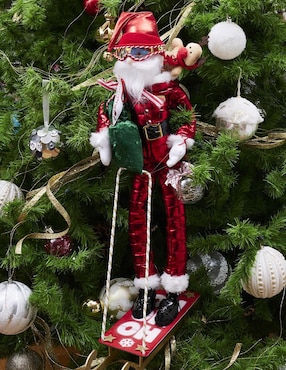 Ornamento navidad santa claus Queca Designs