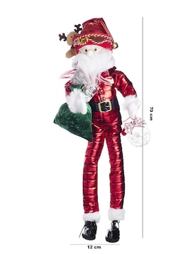 Ornamento navidad santa claus Queca Designs