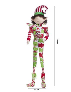 Ornamento navidad duende Queca Designs Funny