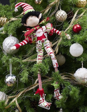 Ornamento navidad duende Queca Designs Funny