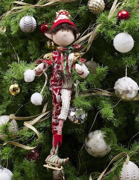 Ornamento navidad duende Queca Designs Classic Xmas