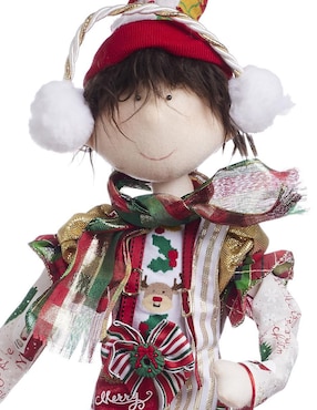 Ornamento navidad duende Queca Designs Classic Xmas