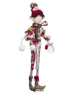 Ornamento navidad duende Queca Designs Classic Xmas