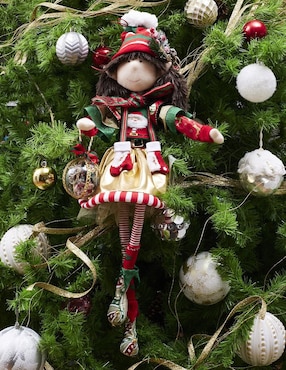 Ornamento navidad duende Queca Designs Classic Xmas