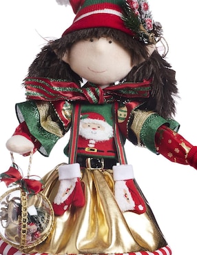 Ornamento navidad duende Queca Designs Classic Xmas
