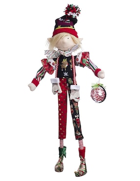 Ornamento navidad duende Queca Designs Merry Fashion