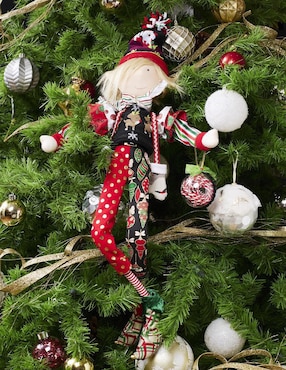 Ornamento navidad duende Queca Designs Merry Fashion