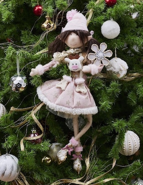 Ornamento navidad duende Queca Designs Merry Fashion