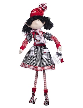 Ornamento navidad duende Queca Designs Merry Fashion