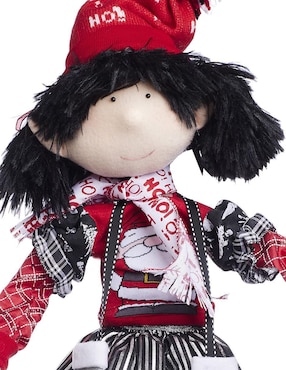 Ornamento navidad duende Queca Designs Merry Fashion