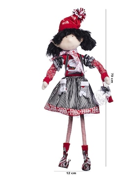 Ornamento navidad duende Queca Designs Merry Fashion