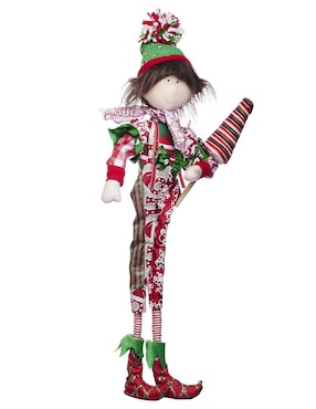 Ornamento navidad duende Queca Designs Funny