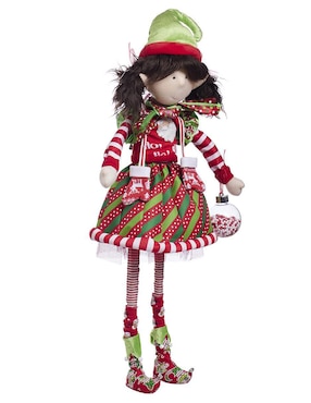Ornamento navidad duende Queca Designs Funny