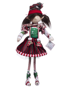 Ornamento navidad duende Queca Designs Classic Xmas