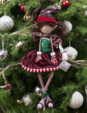Ornamento navidad duende Queca Designs Classic Xmas