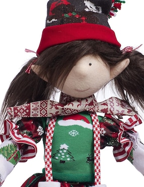 Ornamento navidad duende Queca Designs Classic Xmas