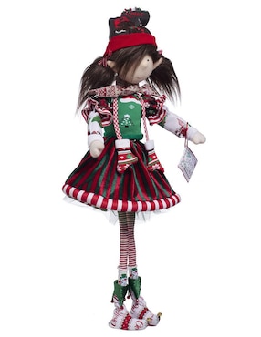 Ornamento navidad duende Queca Designs Classic Xmas