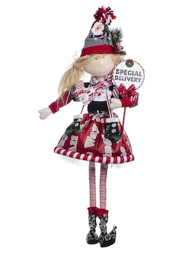 Ornamento navidad duende Queca Designs Merry Fashion