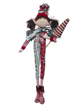 Ornamento navidad duende Queca Designs Classic Xmas