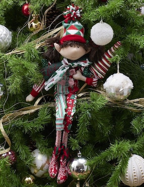 Ornamento navidad duende Queca Designs Classic Xmas