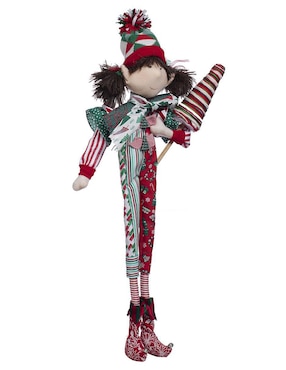 Ornamento navidad duende Queca Designs Classic Xmas