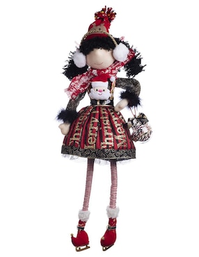 Ornamento navidad duende Queca Designs Merry Fashion