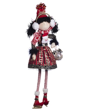 Ornamento navidad duende Queca Designs Merry Fashion