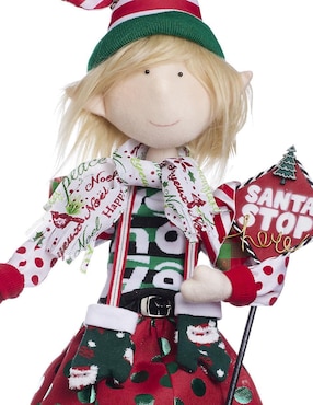 Ornamento navidad duende Queca Designs Classic Xmas
