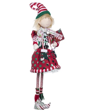 Ornamento navidad duende Queca Designs Classic Xmas