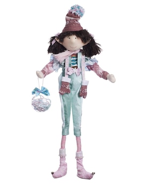 Ornamento navidad duende Queca Designs Merry Fashion