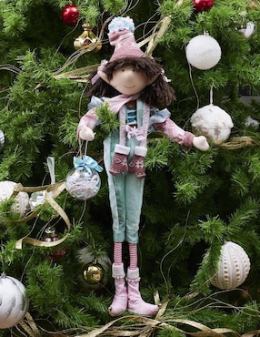 Ornamento navidad duende Queca Designs Merry Fashion