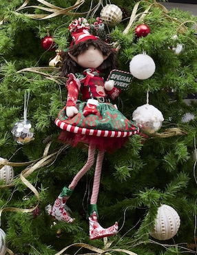 Ornamento navidad duende Queca Designs Classic Xmas