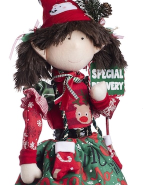 Ornamento navidad duende Queca Designs Classic Xmas