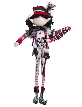 Ornamento navidad duende Queca Designs Merry Fashion