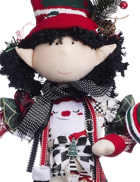 Ornamento navidad duende Queca Designs Merry Fashion