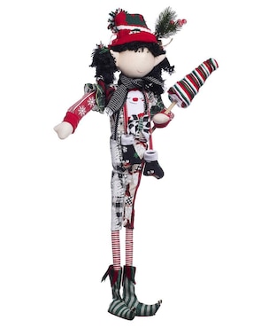 Ornamento navidad duende Queca Designs Merry Fashion