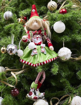 Ornamento navidad duende Queca Designs Funny