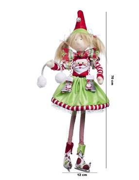 Ornamento navidad duende Queca Designs Funny