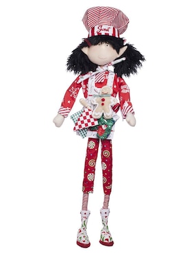 Ornamento navidad duende Queca Designs